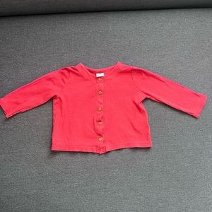 Petit Bateau Rose Red Cardigan 18m/81cm